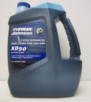 Масло Моторное, Johnson/Evinrude/OMC, XD50, Synthetic Blend, для двухтактных подвесных двигателей(3.79л) - 764354