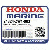 BAND A, CABLE (Honda Code 4898789).