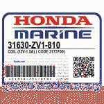      КАТУШКА ЗАЖИГАНИЯ, CHARGE (12V-1.5A) (Honda Code 3175700).