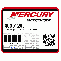 SCREW (USE W/ METRIC SHAFT), 40001260
