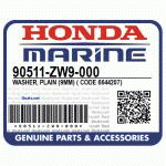 ШАЙБА, PLAIN (9MM) (Honda Code 6644207).