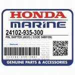 ШТИФТ (4X35) (Honda Code 0488189).