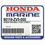 Болт/Винт, PAN (6X8) (Honda Code 3705837).