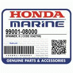 WRENCH (8MM) (OPEN END) (Honda Code 0342766).