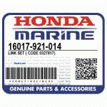 LINK SET (NOT AVAILABLE) (Honda Code 0327817).