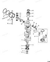 Crankshaft, Pistons And Connecting Rods (646-818846)