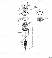 Power Trim Motor(Use With Design II Power Trim System)