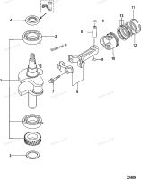 Crankshaft, Piston and Connecting Rod