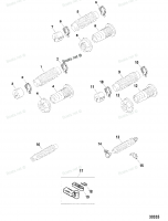 Shift - Throttle - Steering Cable Components