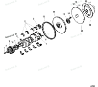 Crankshaft, Flywheel, and Related Parts