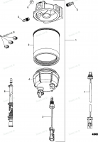 Water Separator Filter Kit, 886638A01