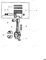 Connecting Rod, Piston, and Related Parts
