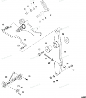 Throttle Lever And Throttle Cam Assembly