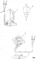 Power Trim Motor (Removeable Pump Housing)