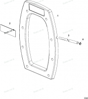 Inner Transom Plate Assembly(Dry Sump Six)