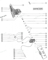 КОРПУС ПРИВОДНОГО ВАЛА(ДЕЙВУД) AND GEAR ASSEMBLY ELECTRIC SHIFT(PAGE 1)