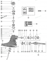 КОРПУС ПРИВОДНОГО ВАЛА(ДЕЙВУД) ASSEMBLY AND GEAR ASSEMBLY