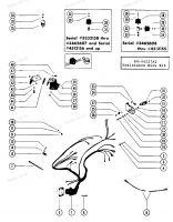 WIRING HARNESS,CIRCUIT BREAKER AND СТАРТЕР SOLENOID