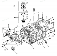 TRANSMISSION AND RELATED PARTS (TRANSMISSION ASSEMBLY)