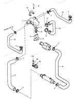 THERMOSTAT HOUSING (STANDARD COOLING-DESIGN II) (CAST IRON)