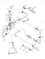THERMOSTAT HOUSING (STANDARD COOLING)(S-N: F3519999 & BELOW)