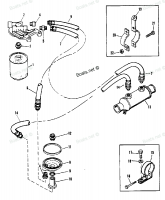 OIL FILTER AND ADAPTOR (SERIAL #0F160000 AND UP)
