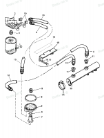 OIL FILTER AND ADAPTOR (502) (S-N F114529 & UP)