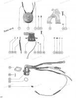 RECTIFIER, СТАРТЕР SOLENOID AND WIRING HARNESS