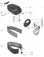 КАПОТ(верхняя часть), WRAP AROUND COWL AND FRONT COVER