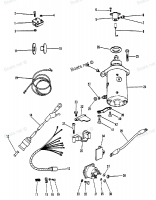 ЕЛ. СТАРТЕР, RECTIFIER AND WIRING HARNESS (ELECTRIC ONLY)