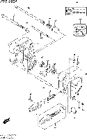 Зажимной кронштейн(DF8A)(DF9.9A); NOTE :        DF8A P01  DF9.9A P01