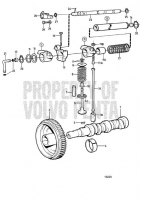 camshaft and valve mechanism 2002, 2002B, 2002D, 2002AG, 2002BG