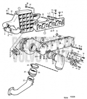Inlet and Exhaust Manifold and Installation Components: B AD31B