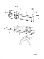 installation kit for steering cable without power steering D41B, AD41B
