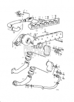 Inlet and Exhaust Manifold with Installation Components: B D41B