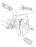 Exhaust Pipe and Cooling Water Pipe Drive Unit DP-D1 740B