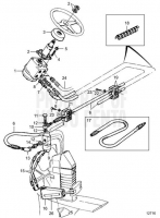 Steering and Steering Cylinders for Single Installation DPX-R