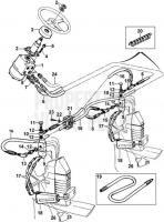 Steering and Steering Cylinders for Dual Installation TSK DPX-C
