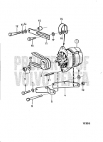 Alternator, High Mounting, Classified TAMD102A, TAMD102D