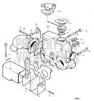 induction and exhaust manifold MD2010A