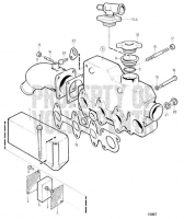 induction and exhaust manifold MD2020A