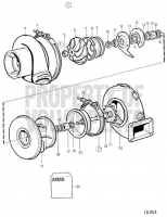 Turbocharger, Components TAMD163A-A
