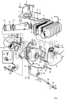 Turbocharger and Air Filter KAD42P-A, KAMD42P-A