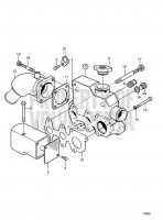induction and exhaust manifold MD2010B