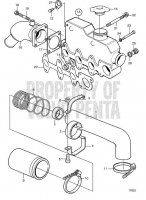 Induction and Exhaust Manifold, SN5101311300- MD2020B