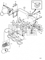 induction and exhaust manifold MD2040B