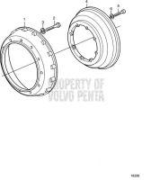 Adapter Flywheel and Flywheelhousing SAE 0 TAMD165A-A, TAMD165C-A