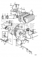 Turbocharger and Air Filter KAD300-A, KAMD300-A