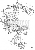 Turbocharger and Installation Components D49A-MT