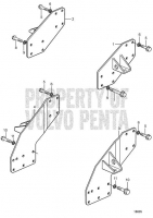 Engine Mounts for Reverse Gear MG5091SC/DC: DC TAMD74A-A, TAMD74A-B